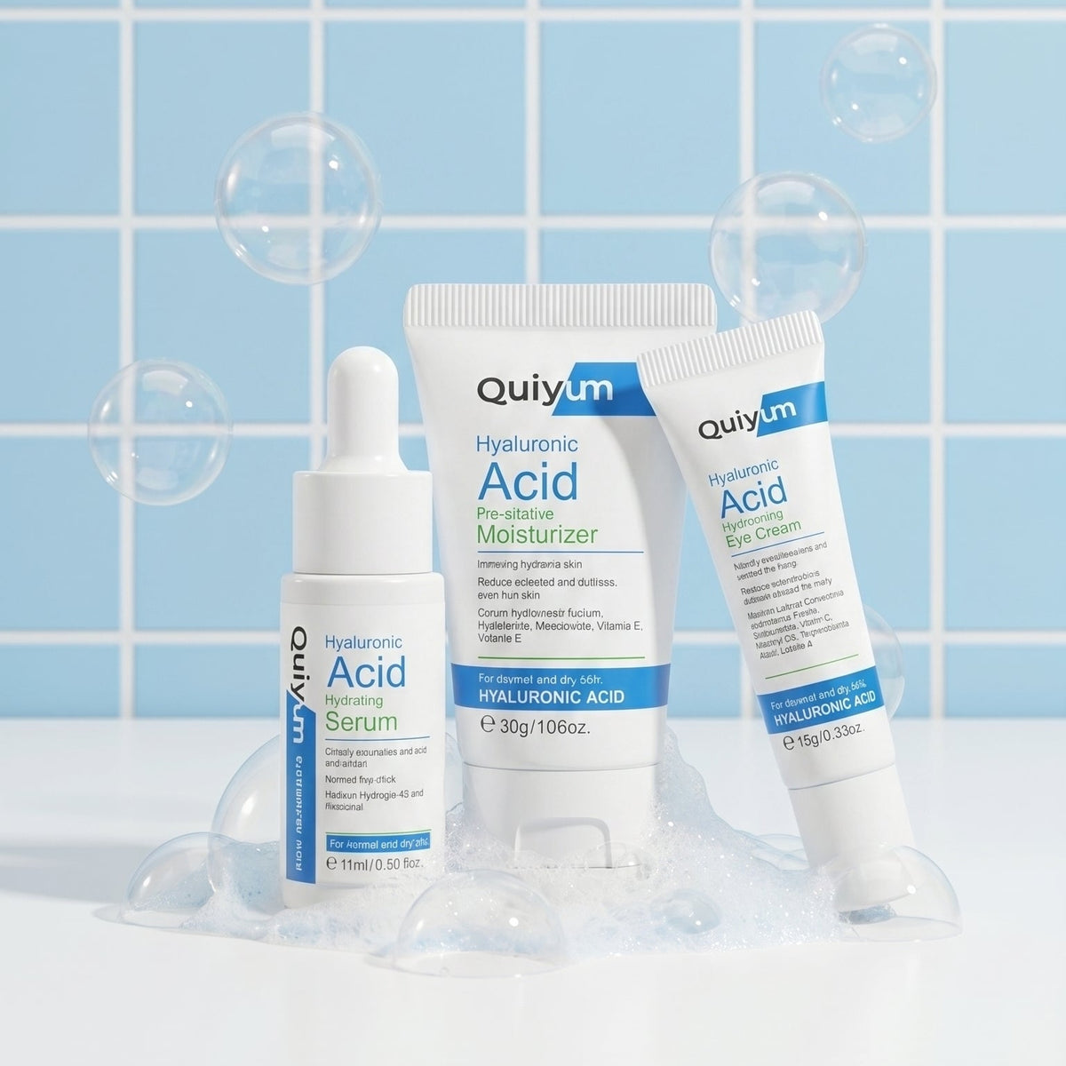 Hyaluronic Acid Deep Hydration Travel Skincare Set