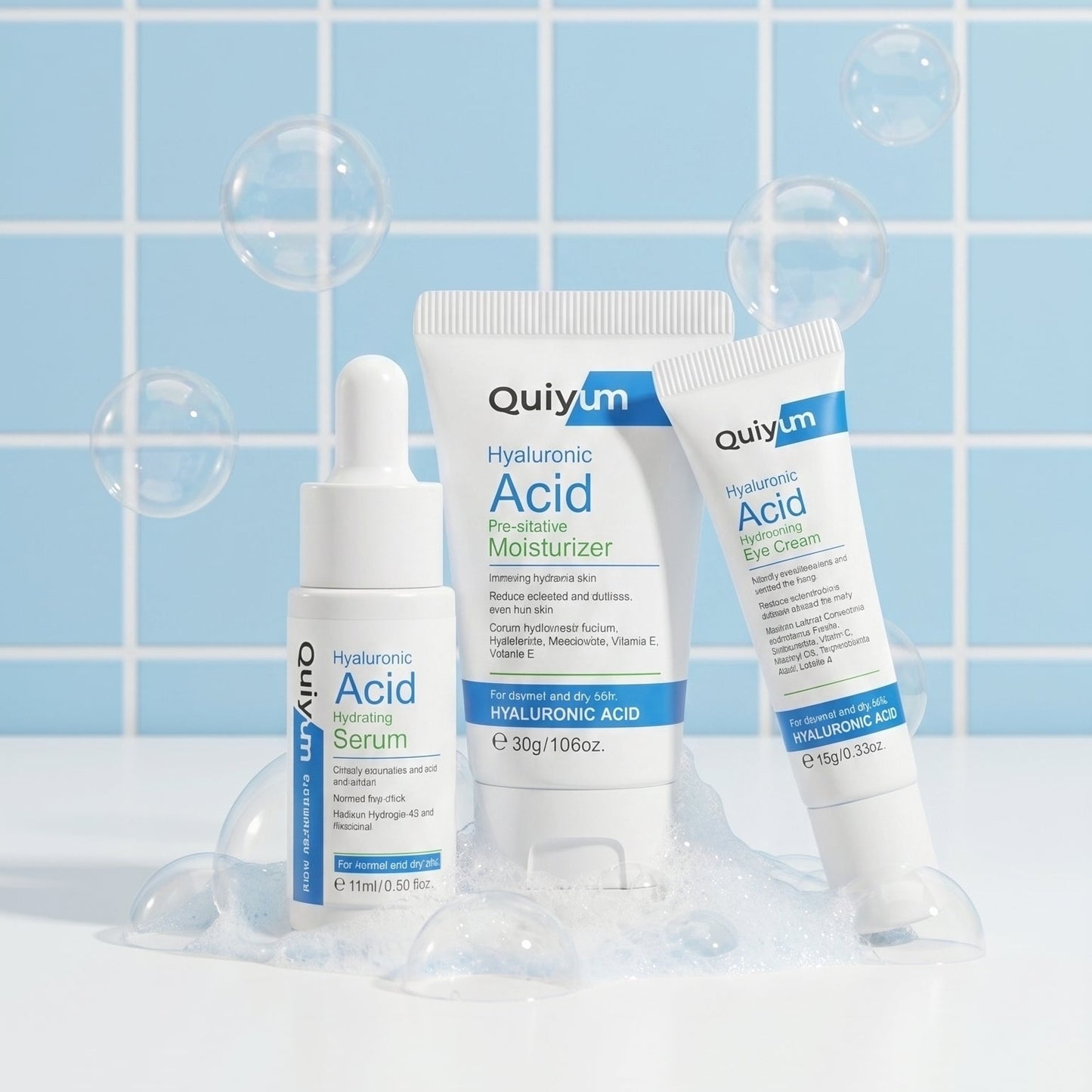 Hyaluronic Acid Deep Hydration Travel Skincare Set