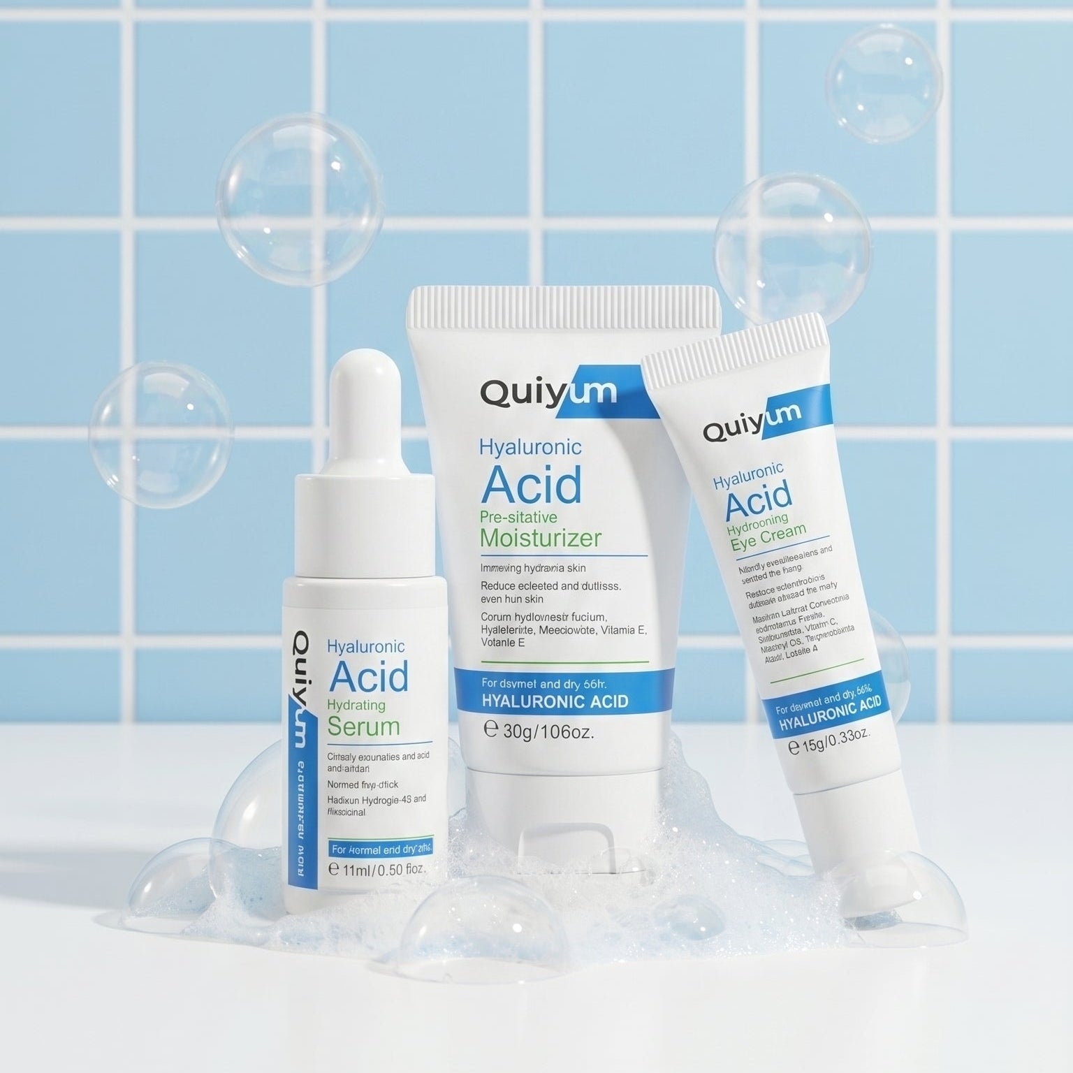 Hyaluronic Acid Deep Hydration Travel Skincare Set