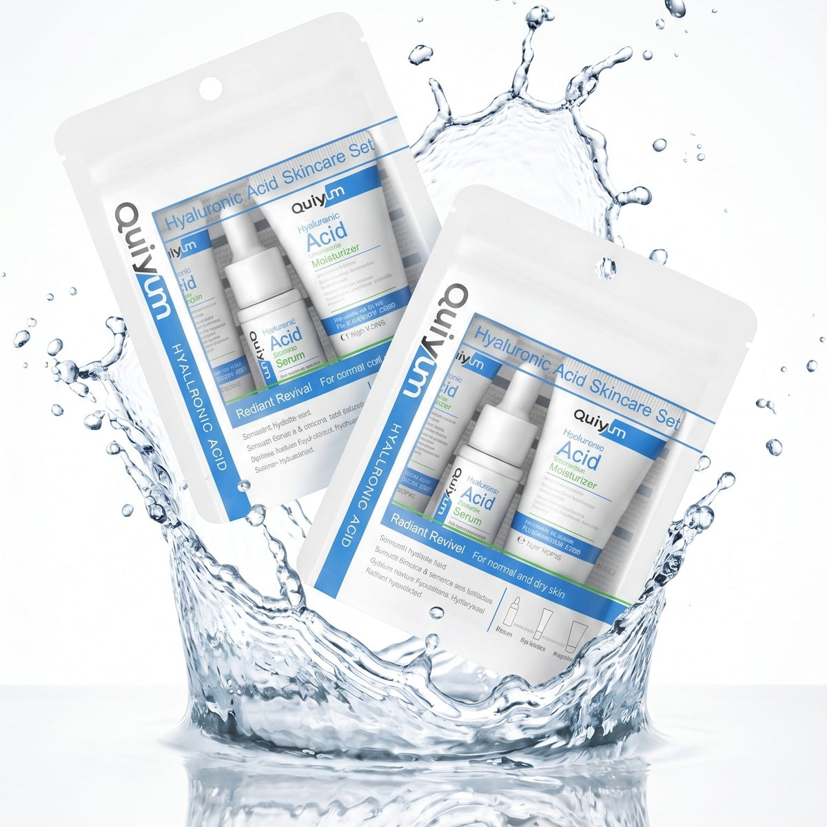 Hyaluronic Acid Deep Hydration Travel Skincare Set
