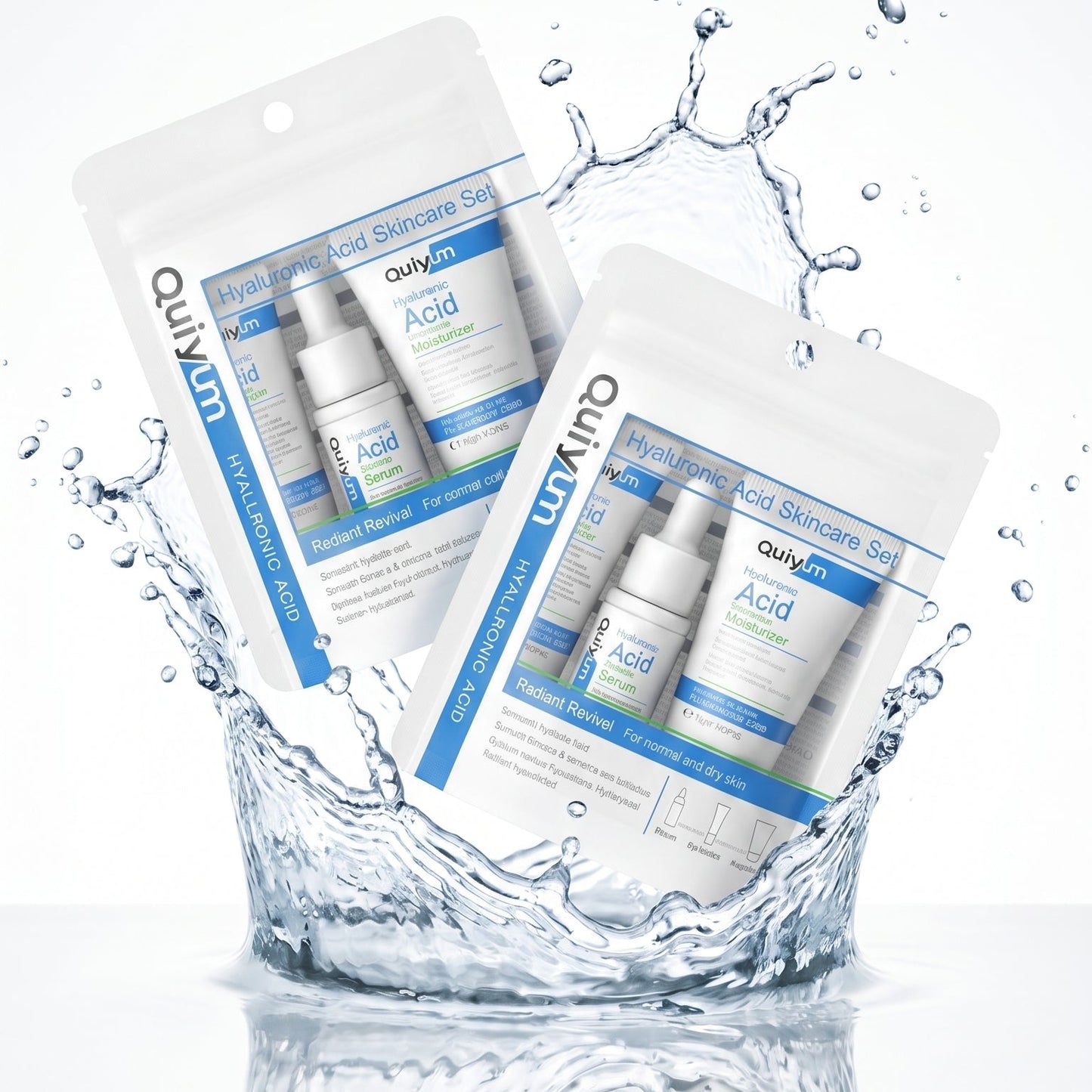 Hyaluronic Acid Deep Hydration Travel Skincare Set